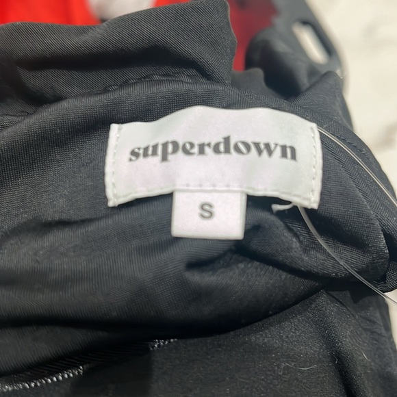 Superdown Sammy Strap Back Bodysuit in black size S. NWOT - Picture 5 of 7